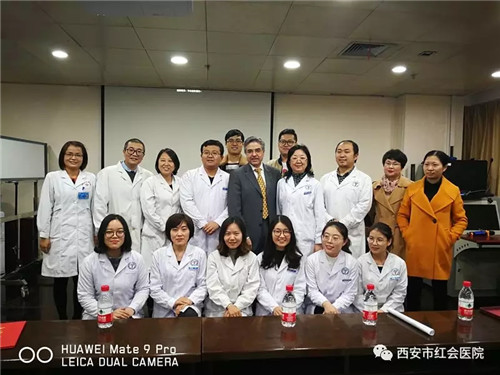 星空官方体育美国斯坦福大学教授Jamie R Lopez来西安市红会医院交流授课(图4)