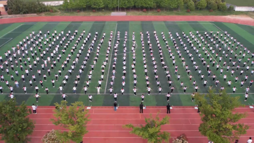 泗洪县太平实验学校 AI赋能体育课间迸发活力